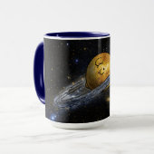 pinda's | Charlie Brown ruimed uit Mok (Voorkant links)