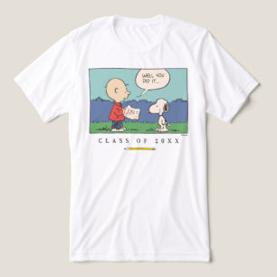 Pinda's Charlie Brown Snoopy Nou je hebt het gedaa Tri-Blend Shirt