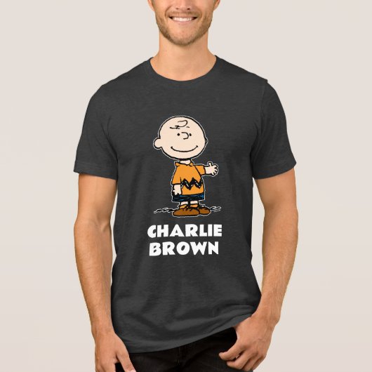 pinda's | Charlie Brown Tri-Blend Shirt (Voorkant)