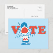 pinda's | Charlie Brown Vote Briefkaart (Voorkant / Achterkant)