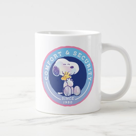 pinda's | Comfort & Beveiligingsbadge blauw Extra Grote Beker (Rechts)