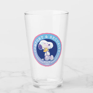 pinda's Comfort & Beveiligingsbadge blauw Glas