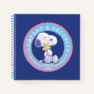 pinda's   Comfort & Beveiligingsbadge blauw Notitieboek