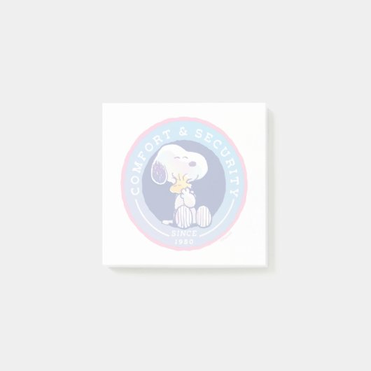 pinda's | Comfort & Beveiligingsbadge blauw Post-it® Notes (Voorkant)