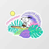 pinda's | Cowabunga Snoopy Raamsticker (Vel)
