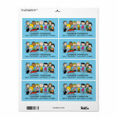 pinda's | De bende op de piano Etiket (Full Sheet)