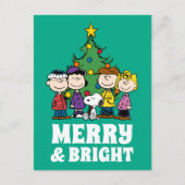 pinda's | De gang rond de kerstboom Briefkaart (Voorkant)