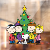 pinda's | De gang rond de kerstboom Raamsticker (Vel 2)