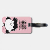 pinda's | De gezichten van Lucy Bagagelabel (Achterkant horizontaal)