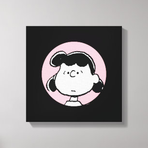 pinda's De gezichten van Lucy Canvas Afdruk