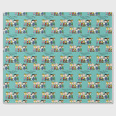 pinda's | De pinda's gang samen Cadeaupapier (Vlak)