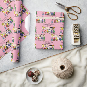 pinda's De pinda's gang samen Cadeaupapier