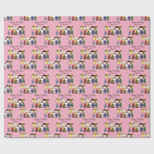 pinda's | De pinda's gang samen Cadeaupapier (Vlak)