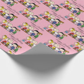 pinda's | De pinda's gang samen Cadeaupapier (Hoek)