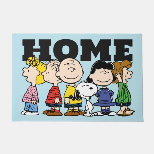 pinda's | De pinda's gang samen Deurmat (Voorkant)