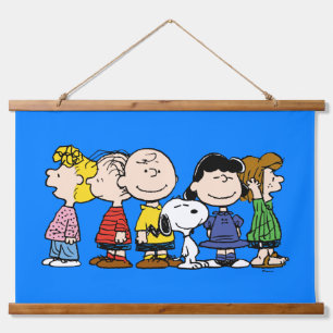 pinda's   De pinda's gang samen Hangend Wandkleed