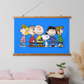 pinda's | De pinda's gang samen Hangend Wandkleed (Slaapkamer)