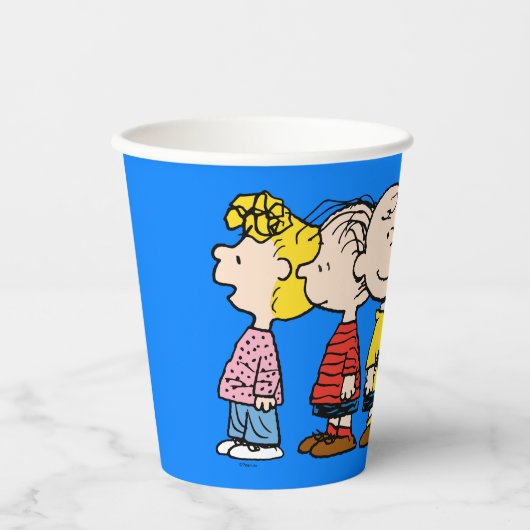 pinda's | De pinda's gang samen Papieren Bekers (Voorkant)