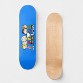 pinda's | De pinda's gang samen Skateboard (Voorkant)