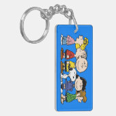 pinda's | De pinda's gang samen Sleutelhanger (Voorkant Links)