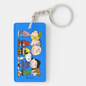 pinda's | De pinda's gang samen Sleutelhanger (achterkant)