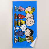 pinda's | De pinda's gang samen Strandlaken (Voorkant)