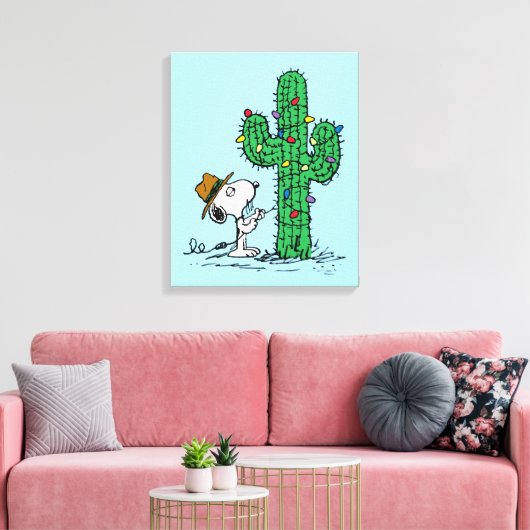 pinda's | Diabetes van Spike Canvas Afdruk (Insitu (Woonkamer))