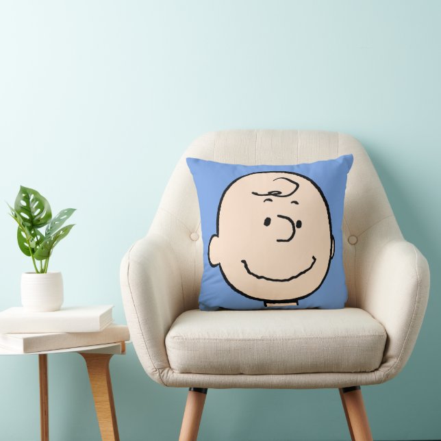 pinda's | Een Charlie Brown Smile Kussen (Stoel)