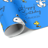 pinda's | Een Snoopy Happy Dance Cadeaupapier (Rol Hoek)