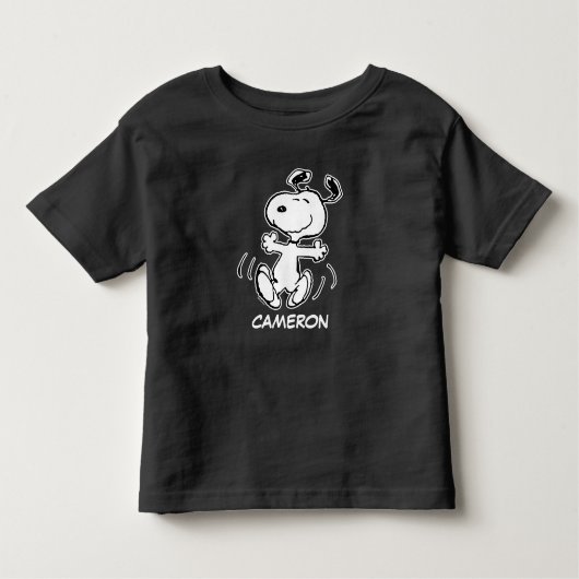 pinda's | Een Snoopy Happy Dance Kinder Shirts (Voorkant)