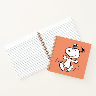 pinda's   Een Snoopy Happy Dance Notitieboek