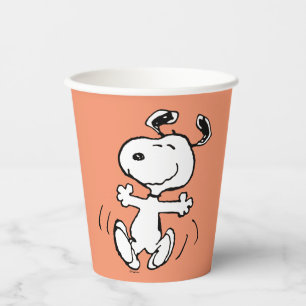 pinda's   Een Snoopy Happy Dance Papieren Bekers