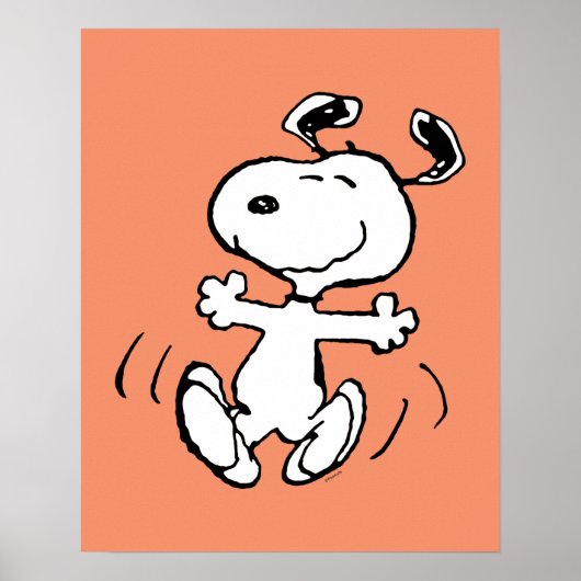 pinda's | Een Snoopy Happy Dance Poster (Voorkant)