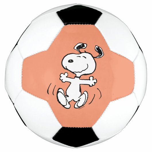 pinda's | Een Snoopy Happy Dance Voetbal (Voorkant)