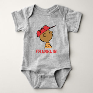 pinda's Franklin Baseball Pet Romper
