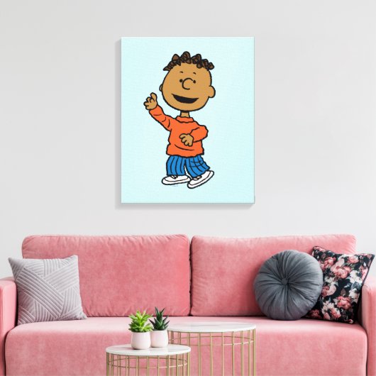 pinda's | Franklin Canvas Afdruk (Insitu (Woonkamer))