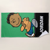 Pinda's | Franklin hardlopen Strandlaken (Voorkant)