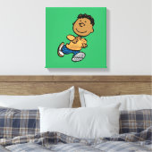 pinda's | Franklin Running Canvas Afdruk (Insitu (Slaapkamer))