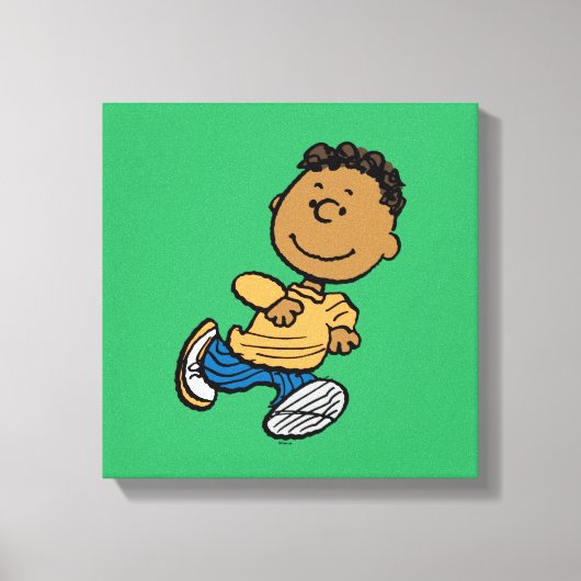 pinda's | Franklin Running Canvas Afdruk (Voorkant)
