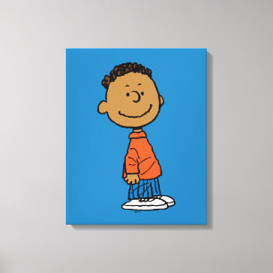 pinda's Franklin Smile Canvas Afdruk
