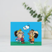 pinda's | Friends Fun Briefkaart (Staand voorkant)