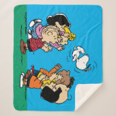 pinda's | Friends Fun Sherpa Deken (Voorkant)