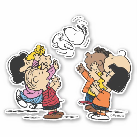 pinda's | Friends Fun Sticker (Voorkant)