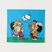 pinda's | Friends Fun Wandkleed (Voorkant (horizontaal))