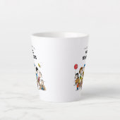 pinda's | Gang Greatest Teacher Personalized Latte Mok (Voorkant)