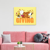 pinda's | Geef Canvas Afdruk (Insitu (Woonkamer))