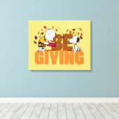 pinda's | Geef Canvas Afdruk (Insitu (Houten vloer))