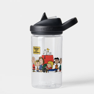 pinda's   Geluk is één van de bende zijn Waterfles