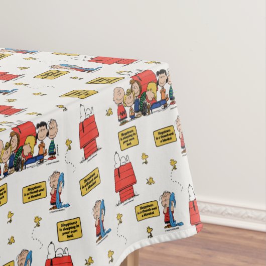 pinda's | Geluk is… Tafelkleed (Voorbeeld)