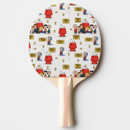 pinda's | Geluk is… Tafeltennisbatje (Voorkant)